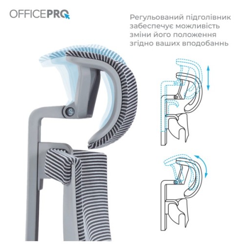 Офісне крісло OfficePro Balance OC620-G-DG-DG (OC620-G-DG-DG)