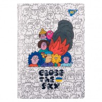 Зошит Yes А5 Stand with Ukraine пластикова обкладинка 70 аркушів, клітинка (681858)