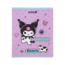 Зошит Kite предметний Kuromi 48 аркуші, клітинка, біологія (HK25-240-7)