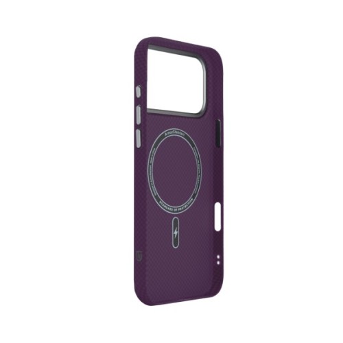 Чохол до мобільного телефона Armorstandart LikeCarbon2 MagCase Apple iPhone 18 Pro Max / 17 Pro Max Kevlar Dark Cherry (ARM92542)