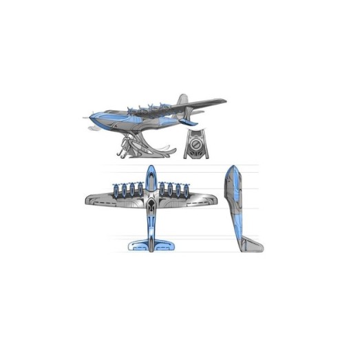 Конструктор Metal Time Коллекцiйна модель Celestial Hercules Spruce Goose H-4 Aircraft (MT100)