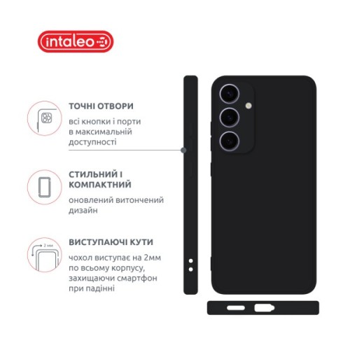 Чохол до мобільного телефона Intaleo SoftShell Samsung Galaxy S24 Plus Black (1283126590467)