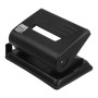 Діркопробивач Buromax пластиковий, до 12 аркушів, 120 х 80 х 65 мм, чорний (BM.4021-01)