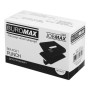 Діркопробивач Buromax пластиковий, до 12 аркушів, 120 х 80 х 65 мм, чорний (BM.4021-01)