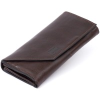 Портмоне Grande Pelle Шоколадне (11317)