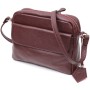 Сумка Grande Pelle Крос-боді з натуральної шкіри Бордова (11653)