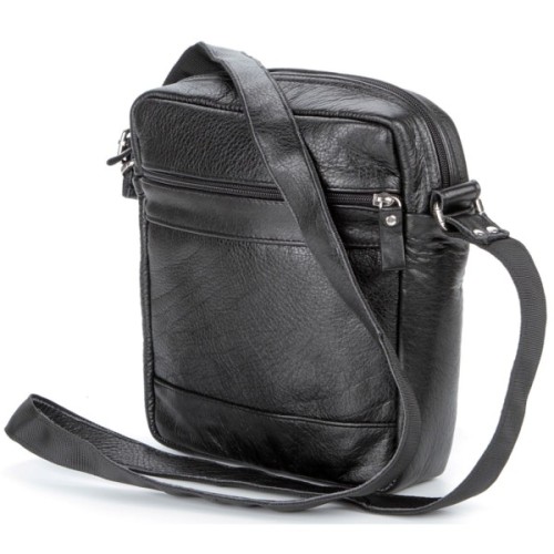 Сумка Shvigel Шкіряна Чорна (00791)