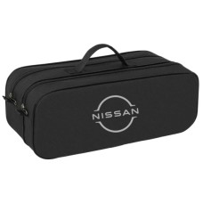 Сумка-органайзер Poputchik в багажник Nissan NEW LOGO чорна (03-150-2Д)