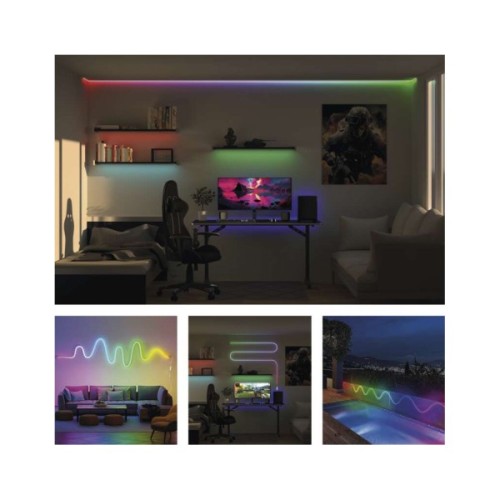 Світлодіодна стрічка EMOS ZPW313I NEON white 3 m 24 Вт RGBIC WiFi (ZPW313I)