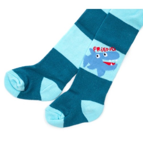 Колготки дитячі BNM з акулою (M0C0301-1336-74B-green)