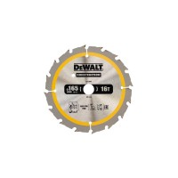 Диск пильний DeWALT CONSTRUCTION 165 х 20 мм, 16z (ATB), 20 градусів (DT1948)