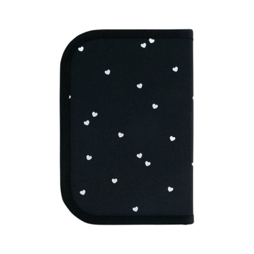 Пенал Kite Black&Silver 622, , без наповнення, 1 відділення, 2 відвороти (K26-622-5)