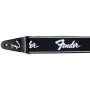 Ремінь для гітари Fender Strap 2" Weighless Running Logo Black/White (229406)