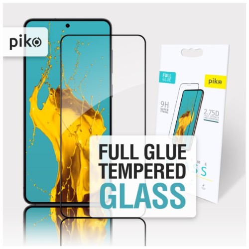 Скло захисне Piko Full Glue ESD Samsung S25 Edge Black (1283126630163)