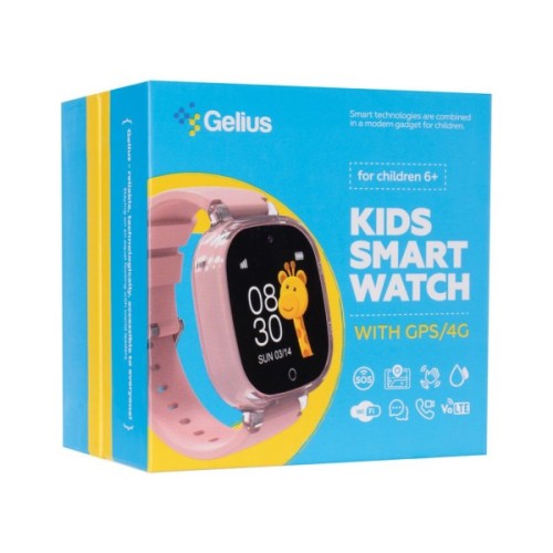 Смарт-годинник Gelius Pro GP-PK009 Summer GPS/4G/ESIM Pink (2099901012463)