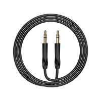 Кабель мультимедійний 3.5mm M to 3.5mm M 1.0m black BOROFONE (6974443389166)