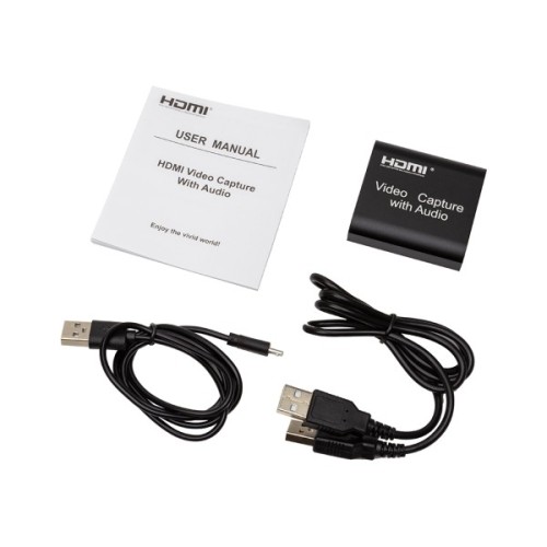 Пристрій захоплення відео PowerPlant HDVC4 HDMI Audio, 4k/30hz (CA914159)