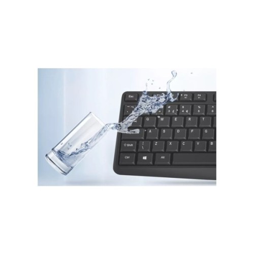 Клавіатура Canyon KB-W01 Water resistant Wireless UA Black (CNE-CKEYW01)