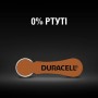 Батарейка Duracell для слухових апаратів розмір 312, 6 шт. в упаковці (5007516/5011449)