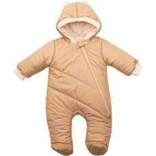 Комбінезон дитячий HAPPY TOT утеплений на блискавці (755-62-beige)