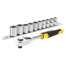 Набір торцевих головок Stanley торцевих 3/8" 10 шт. з тріскачкою (STMT82670-0)