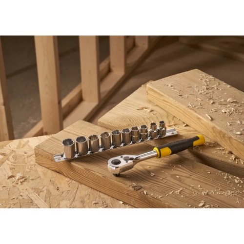 Набір торцевих головок Stanley торцевих 3/8" 10 шт. з тріскачкою (STMT82670-0)