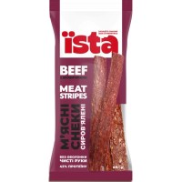 Мʼясні снеки ЇSTA Meat Stripes BEEF сирокопчені 60 г (is.07321)