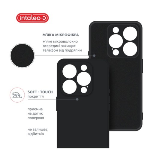 Чохол до мобільного телефона Intaleo SoftShell Apple iPhone 16 Pro Black (1283126609305)
