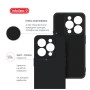 Чохол до мобільного телефона Intaleo SoftShell Apple iPhone 16 Pro Black (1283126609305)