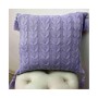 Наволочка Прованс декоративна в'язана Глорiя коси Лаванда 45х45 (022014)