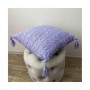 Наволочка Прованс декоративна в'язана Глорiя коси Лаванда 45х45 (022014)