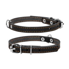 Нашийник для тварин Collar одинарний Ш 10 мм Д 22-30 см чорний (00151)