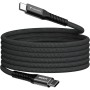 Дата кабель USB-C to USB-C 1.2m Magnetic 100W black Verbatim (31863)