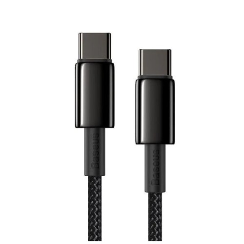 Дата кабель USB-C to USB-C 1.0m 100W black Baseus (CATWJ-01)