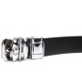 Ремінь Vintage З пряжкою автомат з натуральної шкіри Чорний (21465)