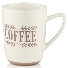 Чашка Ardesto Coffee, 340мл, кераміка, білий (AR3079)