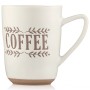 Чашка Ardesto Coffee, 340мл, кераміка, білий (AR3079)
