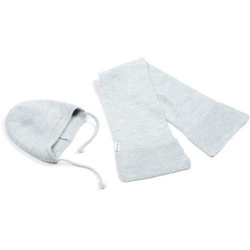 Шапка дитяча Na з шарфом (NA 1177-50-gray)