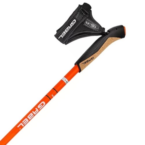 Палиці для скандинавської ходи Gabel X-1.35 Active Knife Red/Orange 125 (7009361151250) (DAS302698)