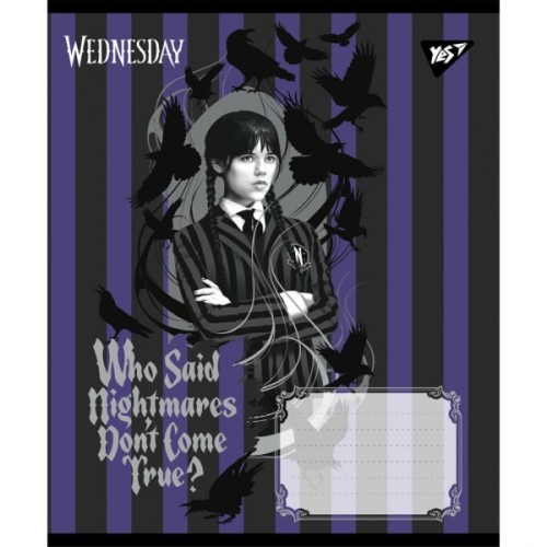 Зошит Yes Wednesday Таємничі уроки А5 48 аркушів лінія (768275)