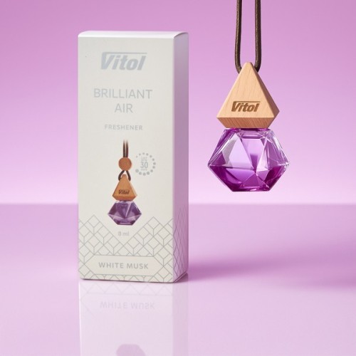 Ароматизатор для автомобіля VITOL Air White Musk 8мл (VBA05)