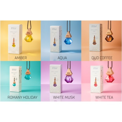 Ароматизатор для автомобіля VITOL Air White Musk 8мл (VBA05)