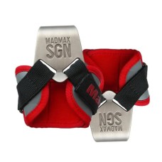 Гаки для тяги на зап'ястя MadMax MFA-330 Lat Hooks Antic silver/Grey/Red (MFA-330-U)