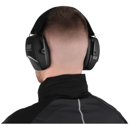 Тактичні навушники 2E Defence NRR 25 dB пасивні Black (2E-TPE016BK)