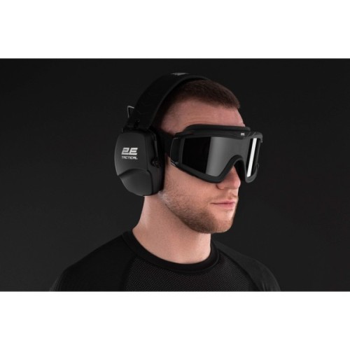 Тактичні навушники 2E Defence NRR 25 dB пасивні Black (2E-TPE016BK)