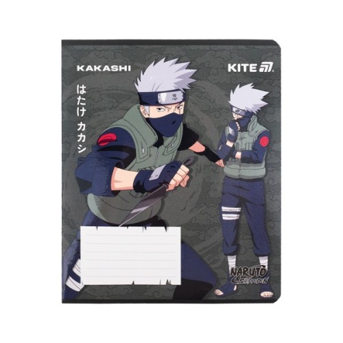 Зошит Kite Naruto, 12 аркушів, клітинка (NR25-232)
