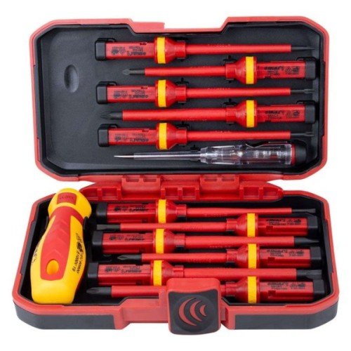 Набір викруток Sigma діелектричних 11шт + викрутка-індикатор 250В CrV (кейс) (4008411)