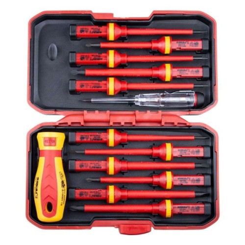 Набір викруток Sigma діелектричних 11шт + викрутка-індикатор 250В CrV (кейс) (4008411)