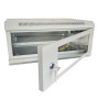 Шафа настінна GEAR 4U 19" 600x600x240 мм, + полка 19", grey (GWMSN-4U-600-600G)