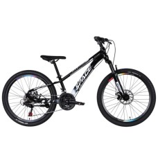 Велосипед Space 24" MERCURY DD FR рама-11" AL 2026 чорно-білий (OPS-SP-24-064)